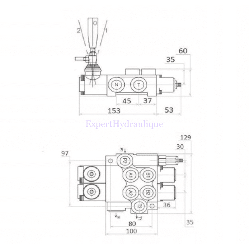 Distributeur 40L simple effet + double effet flottante – Image 3