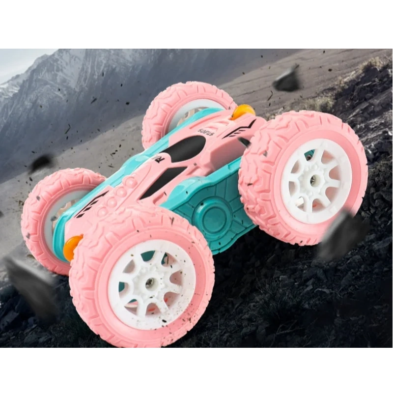 Voiture Cascadeuse Rose Lumineuse – Image 5