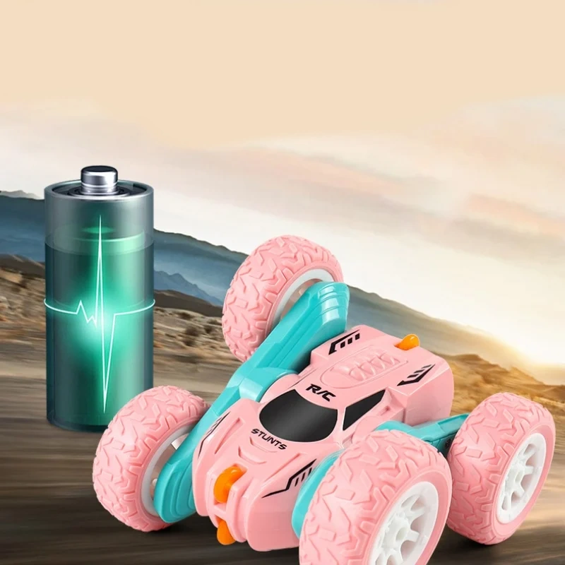 Voiture Cascadeuse Rose Lumineuse – Image 7